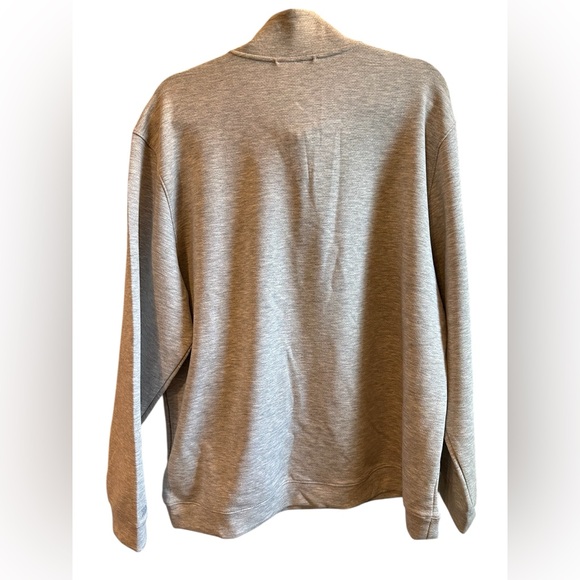 All in Motion Men's Gray Zip-Up Sweater - Picture 2 of 6